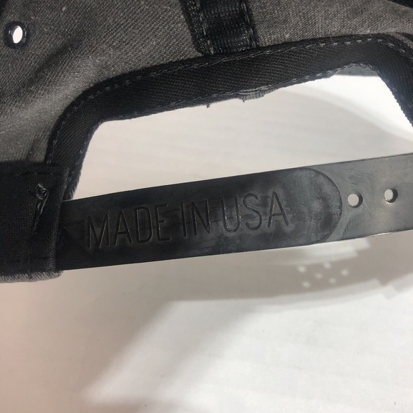 Vintage Distinct Snapback Hat, Made in USA, Adjustable, Grey, Americap - Picture 7 of 10